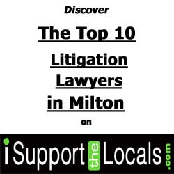who is the best litigation lawyer in Milton